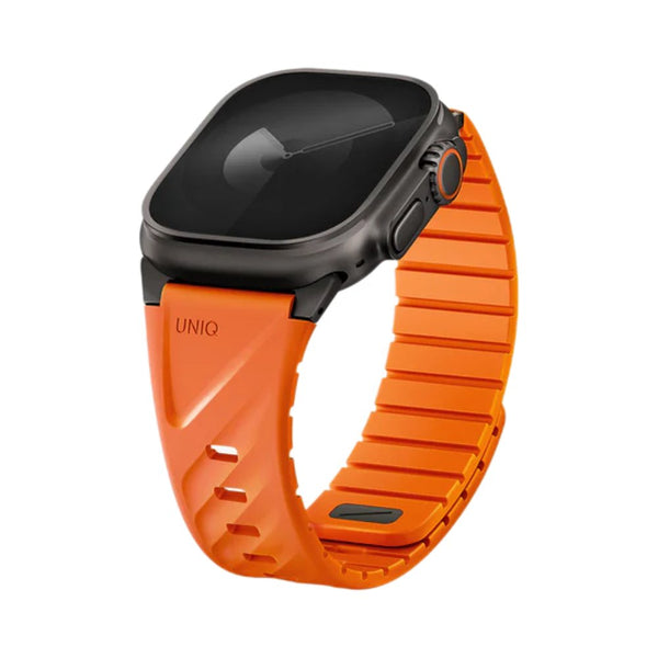 UNIQ Fluo Dual-Secure Apple Watch Band 40-49mm Volt Orange Qatar