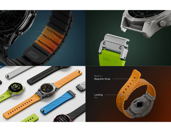 Uniq Fluo Garmin 22mm dual-secure watch band Qatar