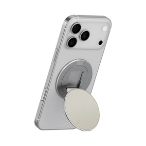 Uniq Grivix Clay magnetic grip stand aluminum vegan leather phone mount Qatar