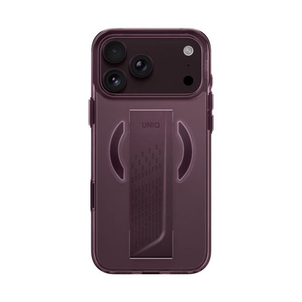 Uniq Heldro Air FlexGrip MagSafe case MagClick wireless charging Velvet Burgundy iPhone 18 Pro Max Qatar
