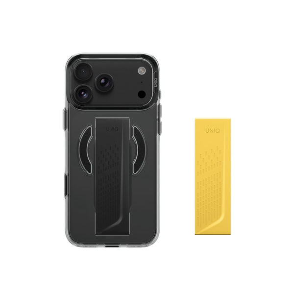 Uniq Heldro Air FlexGrip MagSafe case MagClick wireless charging Tinted Smoke iPhone 18 Pro Qatar