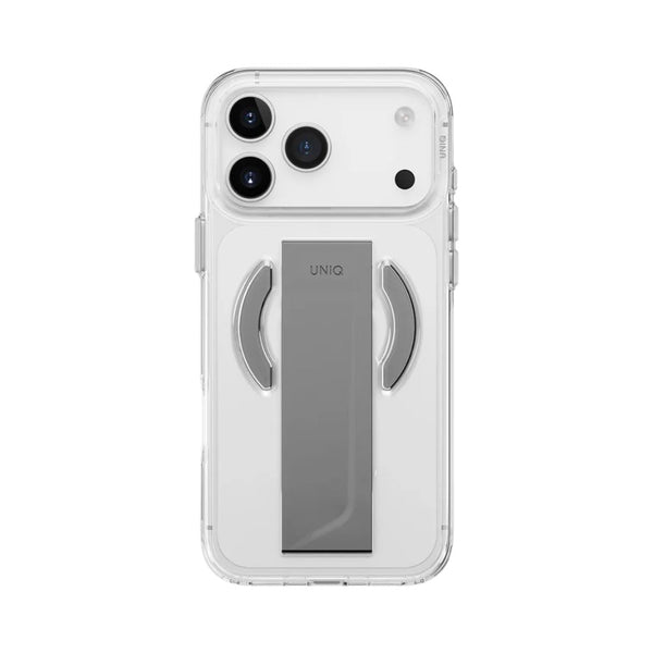 Uniq Heldro Air Lucent Clear iPhone 17 Pro Max FlexGrip magnetic charging case Qatar
