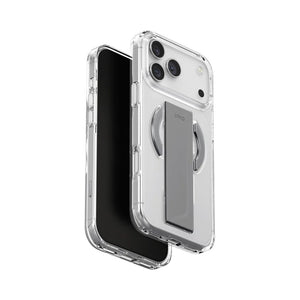 Uniq Heldro Air Lucent Clear iPhone 17 Pro Max FlexGrip magnetic charging case Qatar