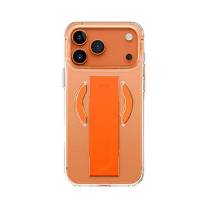 Uniq Heldro Air Volt Orange iPhone 17 Pro Max FlexGrip magnetic charging case Qatar