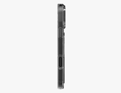Uniq Heldro Air Slim FlexGrip™ Magnetic Case for iPhone 17 Pro & Pro Max, MagClick, clear anti-yellowing finish, wrist strap, at Thabthaba Store Qatar