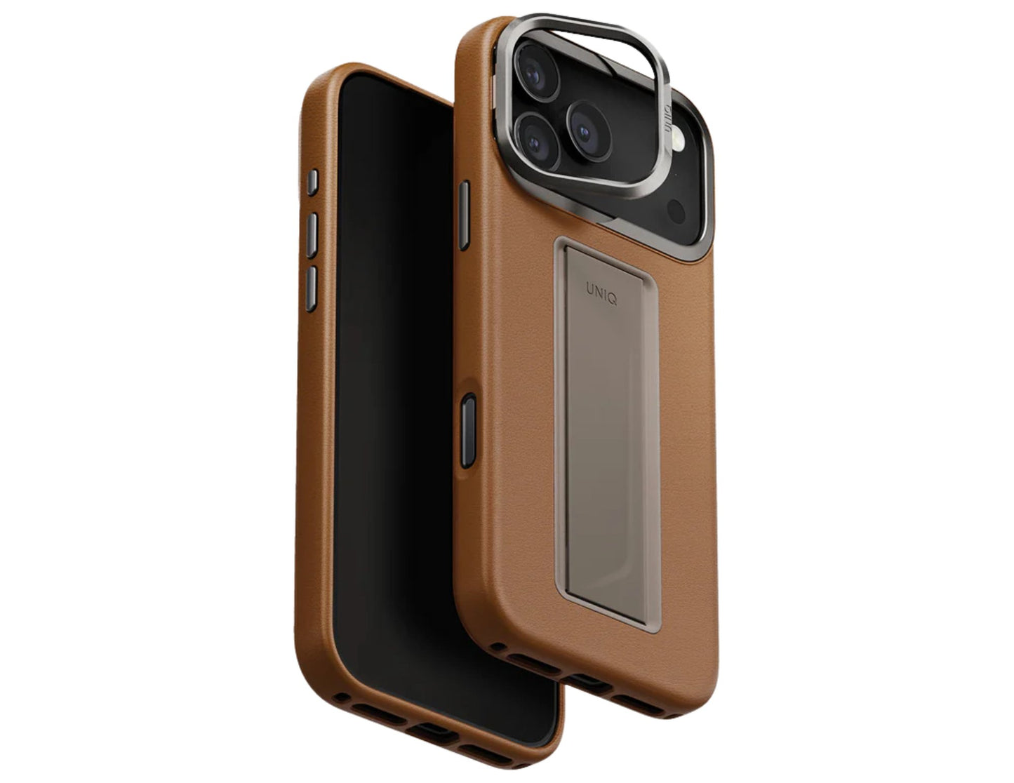 Uniq Heldro Pro FlexGrip Leather Case iPhone 17 Pro Max MagClick Qatar