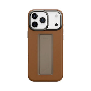Uniq Heldro Pro iPhone 17 Pro Max case Caramel FlexGrip kickstand MagClick magnetic charging Qatar