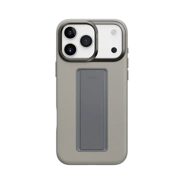 Uniq Heldro Pro iPhone 17 Pro Max case Clay FlexGrip kickstand MagClick magnetic charging Qatar