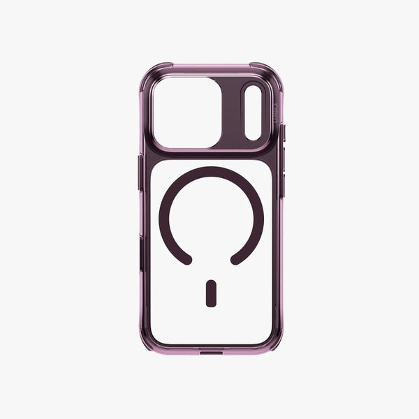 Uniq LifePro Xtreme Deep Burgundy MagSafe case for iPhone 18 Pro with AirLite protection and MagClick charging in Qatar