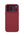 UNIQ Lino Cranberry Red hybrid silicone case for iPhone 18 Pro Max with microfiber lining, raised camera bezel, HapticCore Camera Control and MagClick compatibility in Qatar