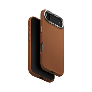 UNIQ Lyden Premium Leatherette Case for iPhone Air Caramel Qatar