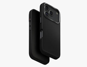 Uniq Lyden Sleek Vegan Leatherette Case with Aluminium Accents for iPhone 17 Pro & Pro Max, MagClick wireless charging compatible, durable and stylish