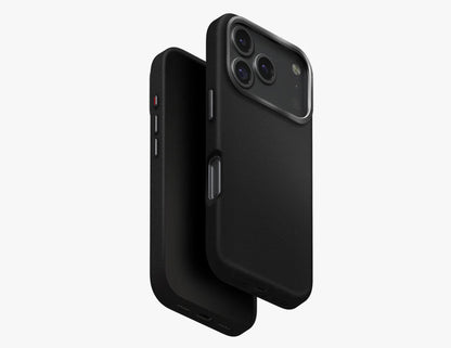 Uniq Lyden Sleek Vegan Leatherette Case with Aluminium Accents for iPhone 17 Pro & Pro Max, MagClick wireless charging compatible, durable and stylish