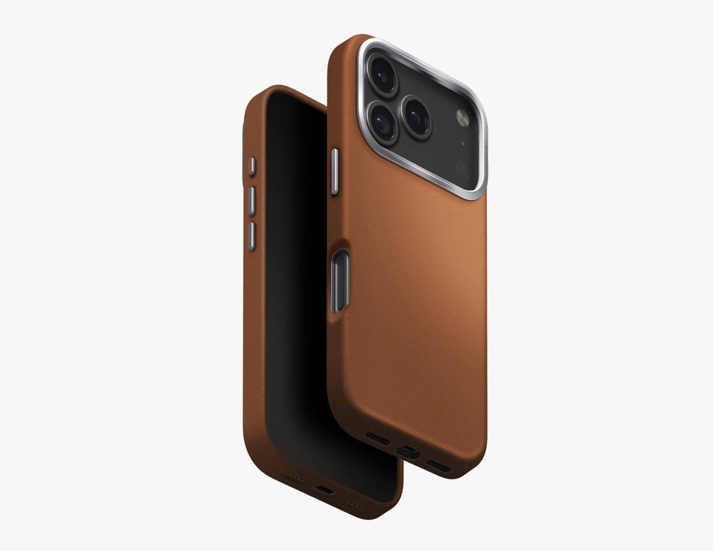 Uniq Lyden Sleek Vegan Leatherette Case with Aluminium Accents for iPhone 17 Pro & Pro Max, MagClick wireless charging compatible, durable and stylish