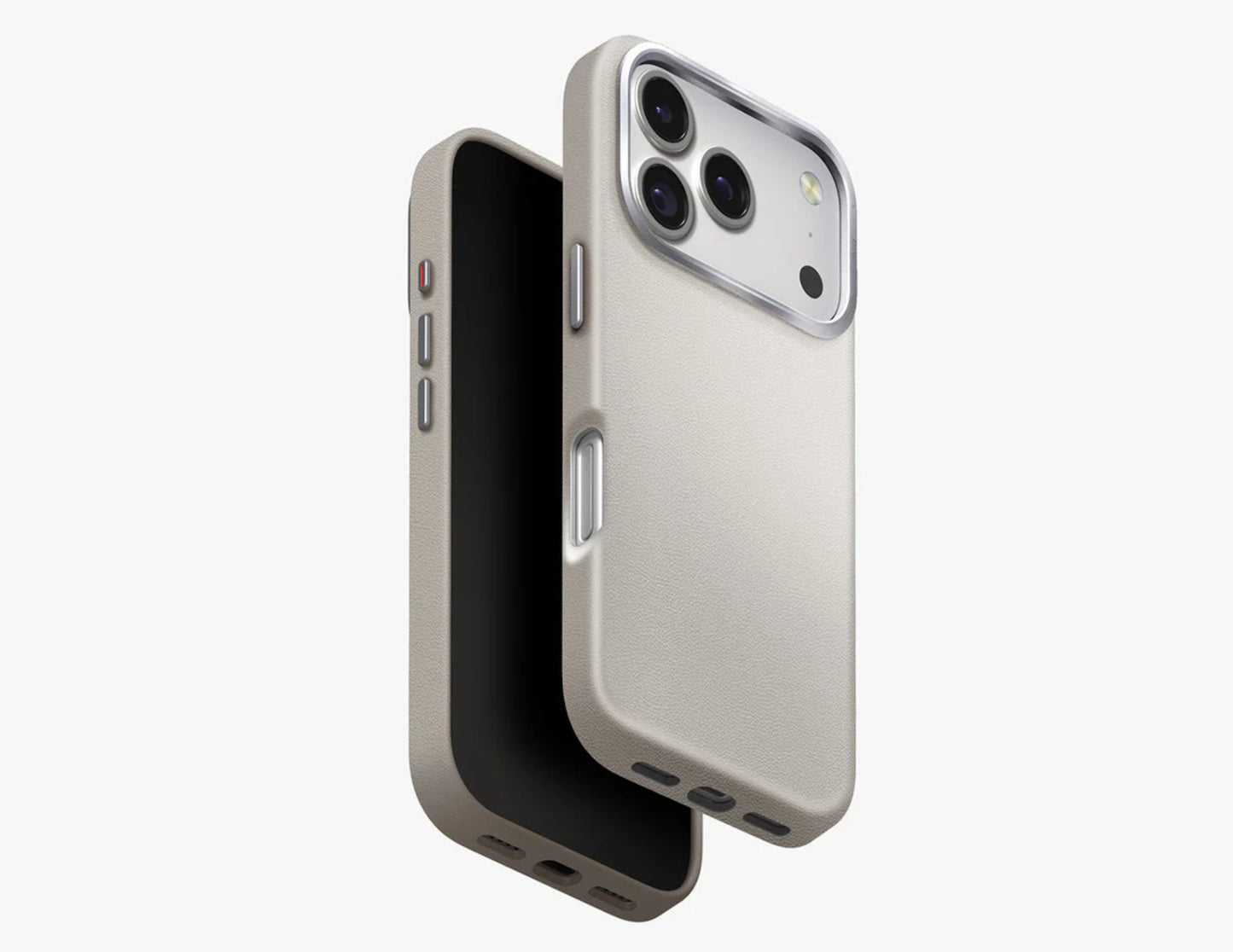 Uniq Lyden Sleek Vegan Leatherette Case with Aluminium Accents for iPhone 17 Pro & Pro Max, MagClick wireless charging compatible, durable and stylish