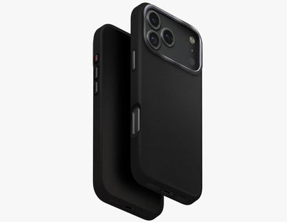 Uniq Lyden Sleek Vegan Leatherette Case with Aluminium Accents for iPhone 17 Pro & Pro Max, MagClick wireless charging compatible, durable and stylish