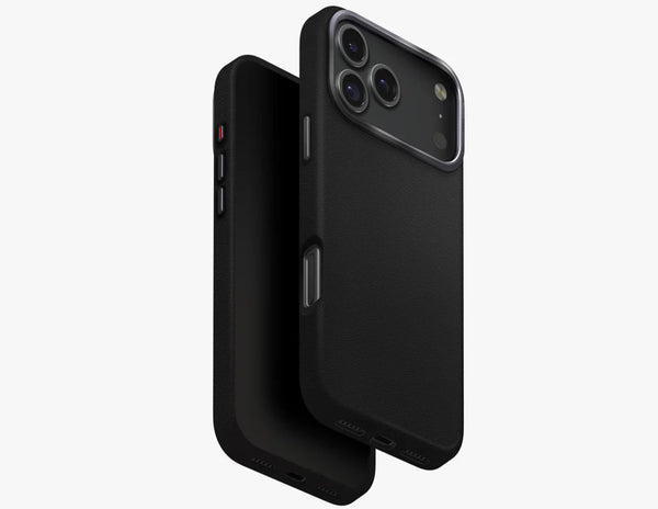 Uniq Lyden Sleek Vegan Leatherette Case with Aluminium Accents for iPhone 17 Pro & Pro Max, MagClick wireless charging compatible, durable and stylish