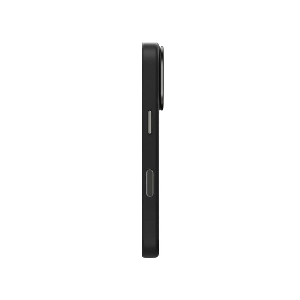 UNIQ Lyden Dallas Black vegan leather case for iPhone 18 Pro with aluminium accents and MagClick™ compatibility in Qatar