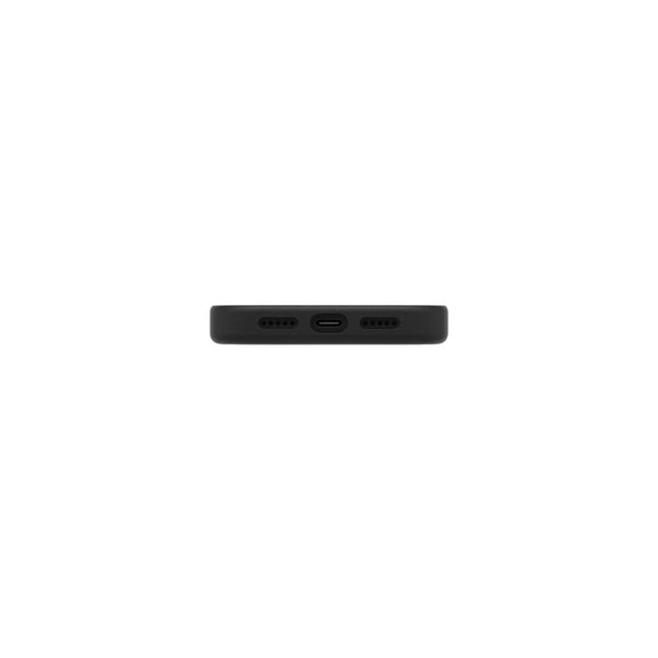 UNIQ Lyden Dallas Black vegan leather case for iPhone 18 Pro with aluminium accents and MagClick™ compatibility in Qatar