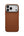 UNIQ Lyden Caramel vegan leather case for iPhone 18 Pro Max with aluminium accents and MagClick™ compatibility in Qatar
