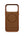 UNIQ Lyden Caramel vegan leather case for iPhone 18 Pro Max with aluminium accents and MagClick™ compatibility in Qatar