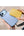 UNIQ Lyden Frost Blue vegan leather case for iPhone 18 Pro Max with aluminium accents and MagClick™ compatibility in Qatar