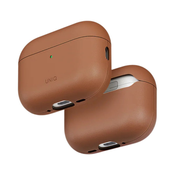 UNIQ Lyden Vex premium leatherette case for AirPods Pro 3rd Gen Caramel Qatar