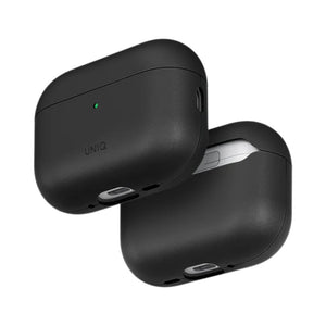 UNIQ Lyden Vex premium leatherette case for AirPods Pro 3rd Gen Dallas Black Qatar