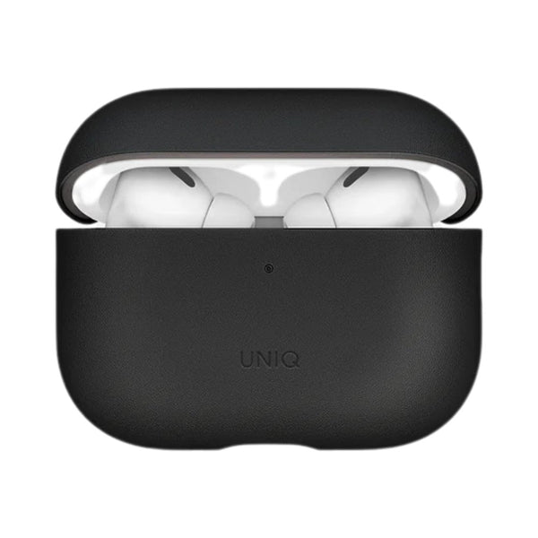 UNIQ Lyden Vex premium leatherette case for AirPods Pro 3rd Gen Dallas Black Qatar