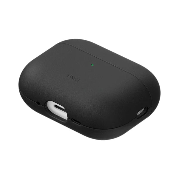 UNIQ Lyden Vex premium leatherette case for AirPods Pro 3rd Gen Dallas Black Qatar