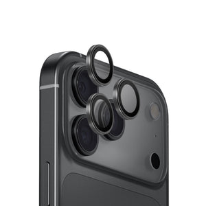 Uniq Optix Aluguard 9H camera lens protector for iPhone 18 Pro Graphite Black Qatar