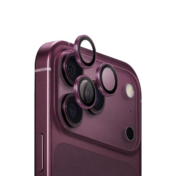 Uniq Optix Aluguard 9H camera lens protector for iPhone 18 Pro Royal Burgundy Qatar