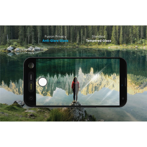UNIQ Optix Covex privacy anti-glare DX2™ Fusion Glass screen protector for iPhone 18 Pro Max with 28° privacy filter in Qatar