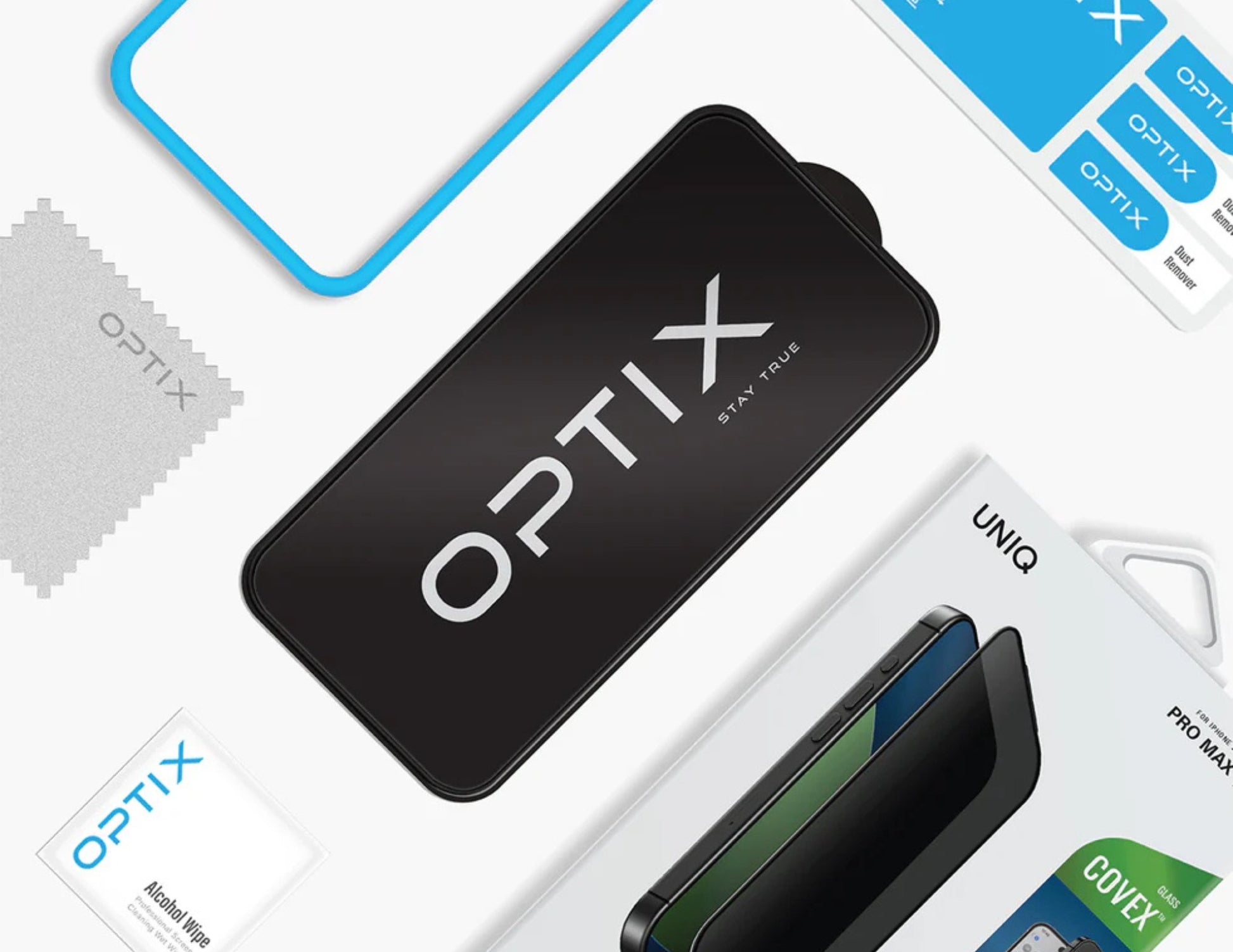 Uniq Optix Covex privacy screen protector for iPhone 17 Thabthaba Store Qatar