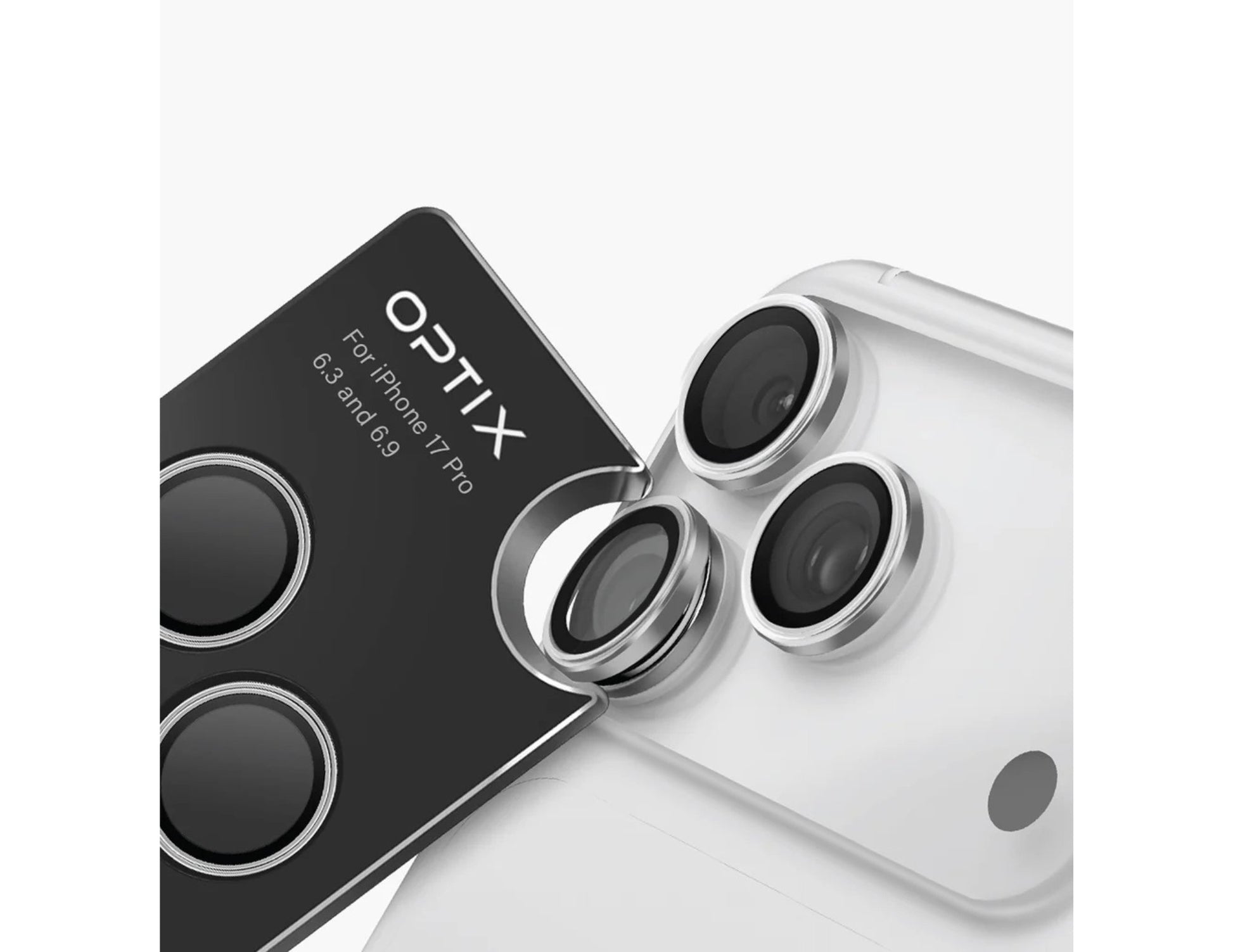 Uniq Optix Prime Sapphire camera lens protector for iPhone 17 Pro Thabthaba Store Qatar