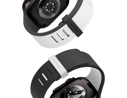 UNIQ Revix IV reversible magnetic Apple Watch band for 49 to 44mm with dual-color design.