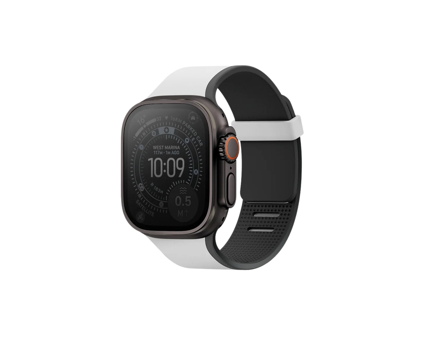 UNIQ Revix IV reversible magnetic Apple Watch band for 49 to 44mm with dual-color design.