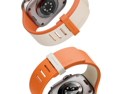 UNIQ Revix IV reversible magnetic Apple Watch band for 49 to 44mm with dual-color design.