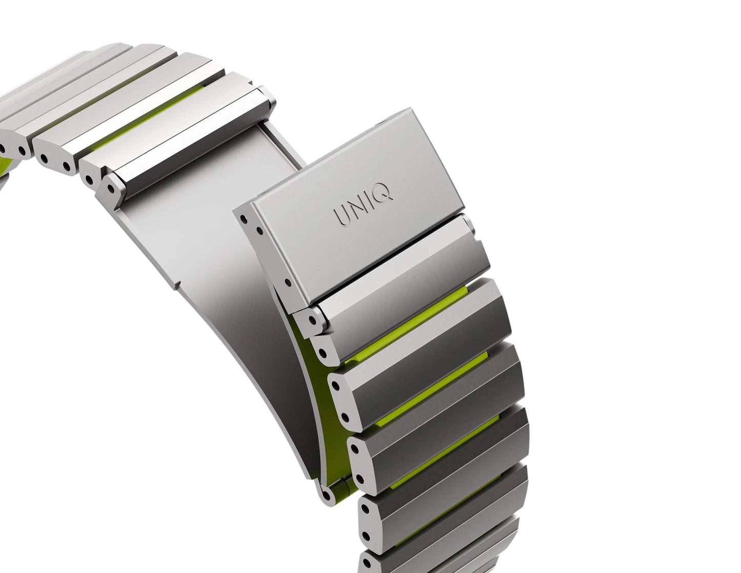 Uniq Strova Flex stainless steel Apple Watch strap Qatar