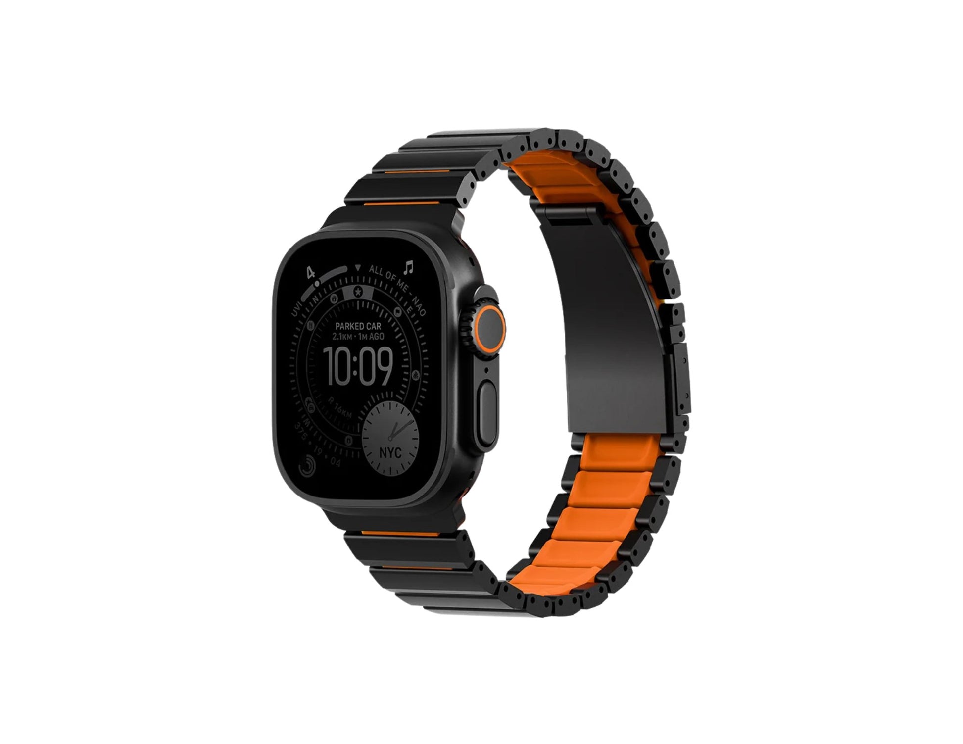 Uniq Strova Flex stainless steel Apple Watch strap Qatar