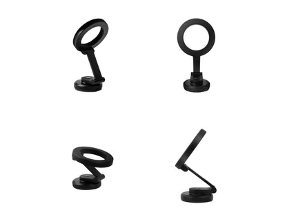Uniq Velo universal magnetic phone mount with rotating base and folding arm Midnight Black Qatar