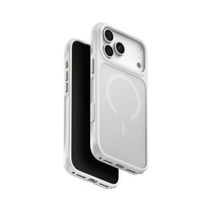 UNIQ Veren Chalk Frost frosted shield case for iPhone 18 Pro Max with hybrid TPU and polycarbonate protection in Qatar