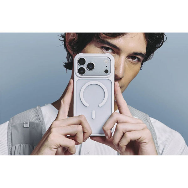 UNIQ Veren Chalk Frost frosted shield case for iPhone 18 Pro Max with hybrid TPU and polycarbonate protection in Qatar
