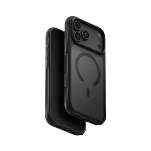 UNIQ Veren Smoky Frost frosted shield case for iPhone 18 Pro Max with hybrid TPU and polycarbonate protection in Qatar