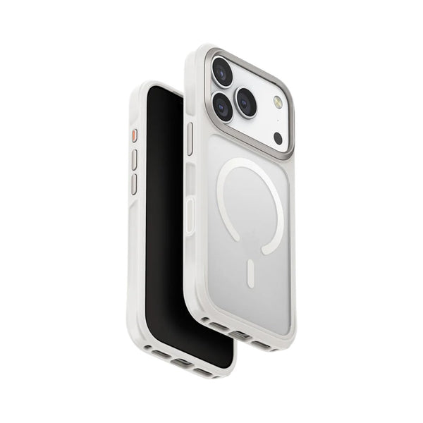 UNIQ Veren SmudgeGuard Frosted Shield Case for iPhone 17 Pro Chalk Frost Qatar