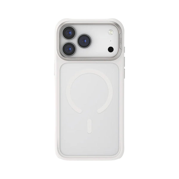 Uniq Veren SmudgeGuard Chalk Frost iPhone 17 Pro Max frosted magnetic case Qatar