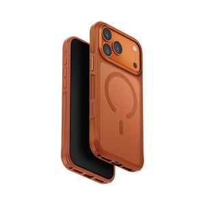 Uniq Veren SmudgeGuard Sunset Ember iPhone 17 Pro Max frosted magnetic case Qatar