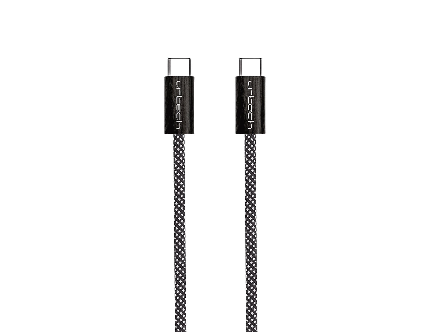 URTECH 100W USB-C to USB-C cable MW-NMBM01 natural wood grain braided 1m Qatar