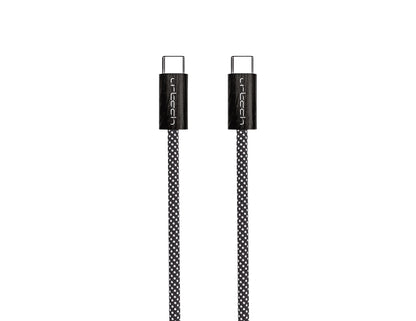 URTECH 100W USB-C to USB-C cable MW-NMBM01 natural wood grain braided 1m Qatar