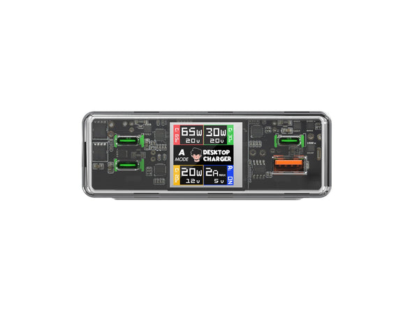 URTECH 130W GaN desktop charger smart display touch control Qatar